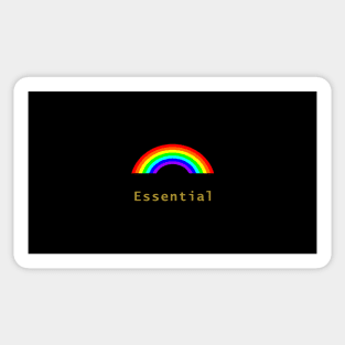 Small Essential Rainbow Sticker